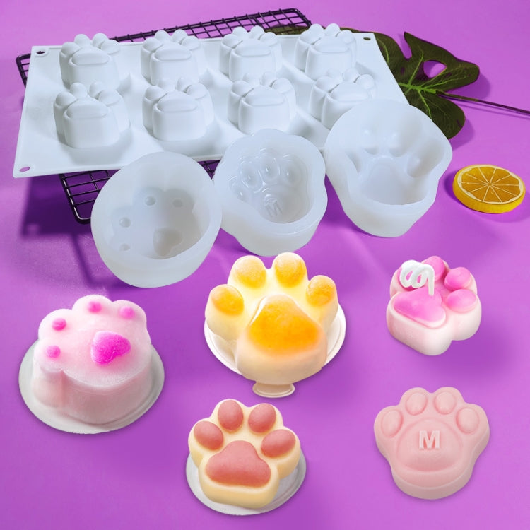 DIY Animal Claw Shape Candle Glue Cake Jelly Pudding Silicone Mold