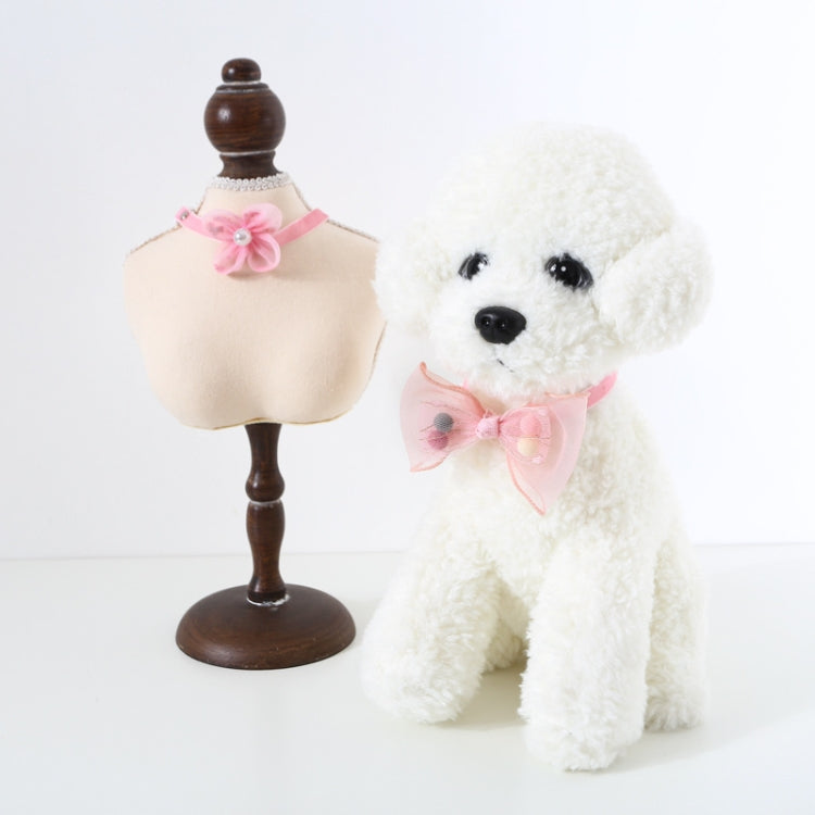 Pet Handmade Adjustable Cat Dog Bow Tie Collar