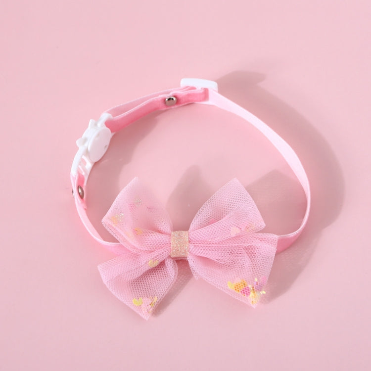 Pet Handmade Adjustable Cat Dog Bow Tie Collar