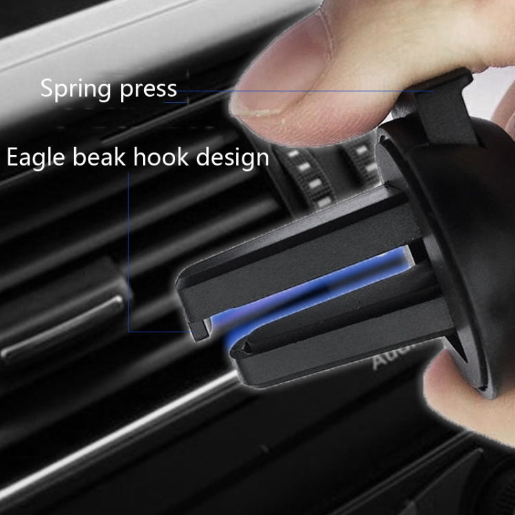 10-Pack Non-Slip Car Air Vent Clips with Olecranon Hook Design