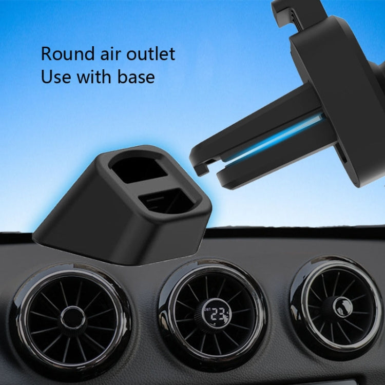 10-Pack Non-Slip Car Air Vent Clips with Olecranon Hook Design