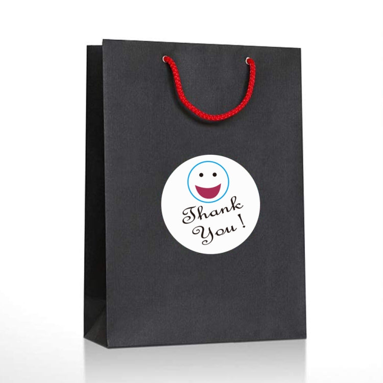 Roll Smiley Thank You Sticker Label