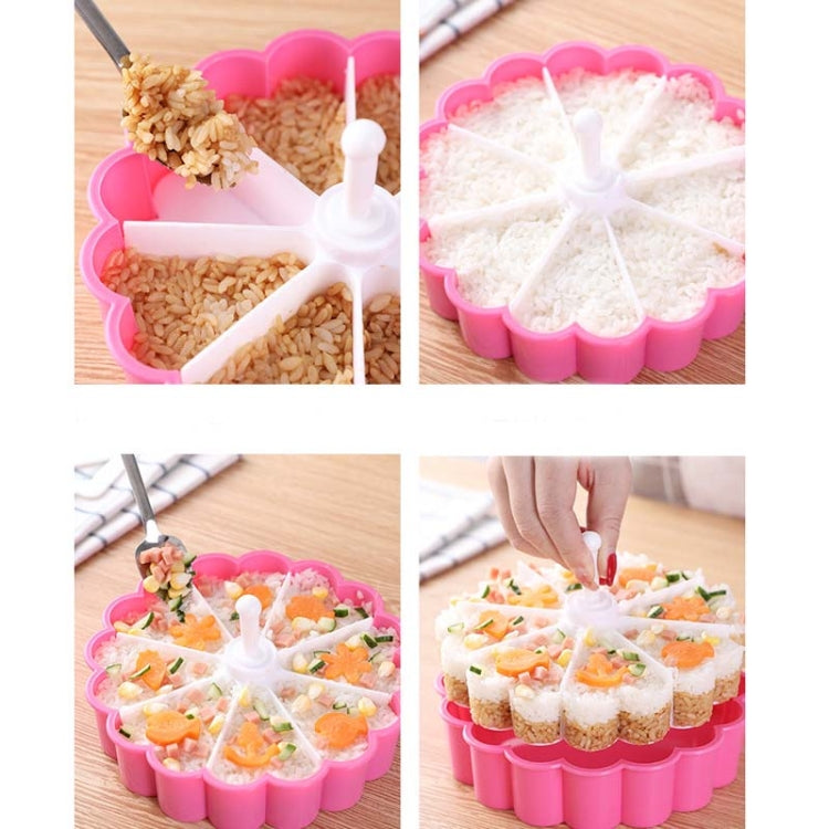 Cake Plate Sushi Mold Set Creative Heart-Shaped Sushi Mold Baked Jelly Pudding Cup Melaleuca Rice Ball Mold