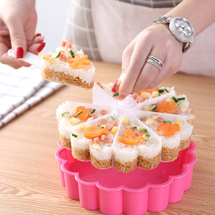 Cake Plate Sushi Mold Set Creative Heart-Shaped Sushi Mold Baked Jelly Pudding Cup Melaleuca Rice Ball Mold