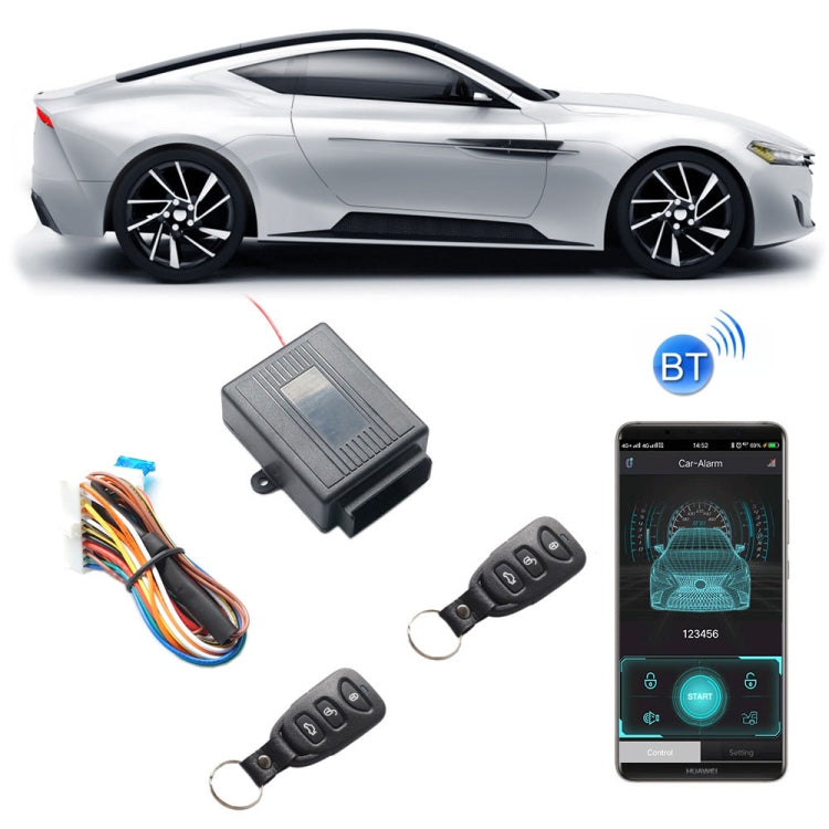 3pcs /Set Car Key-Free Access To The Central Control Lock Mobile Phone APP Control Open And Close The Car Door, Specification: T240