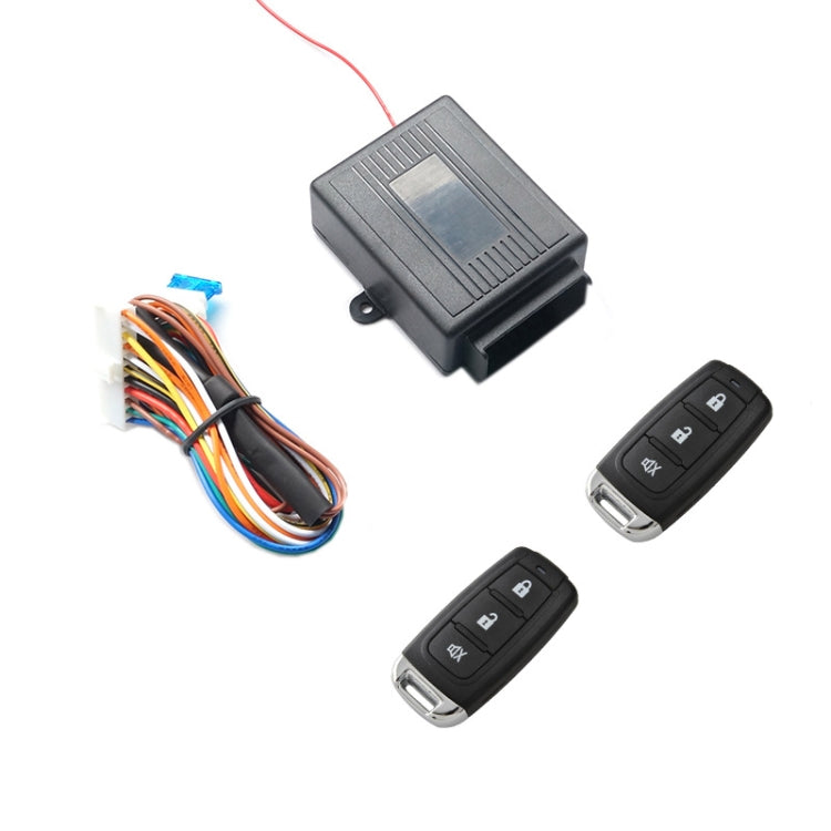 3pcs /Set Car Keyless Entry Remote Control Central Lock Universal Waterproof Three-Button Shell With Positive And Negative Tail Box