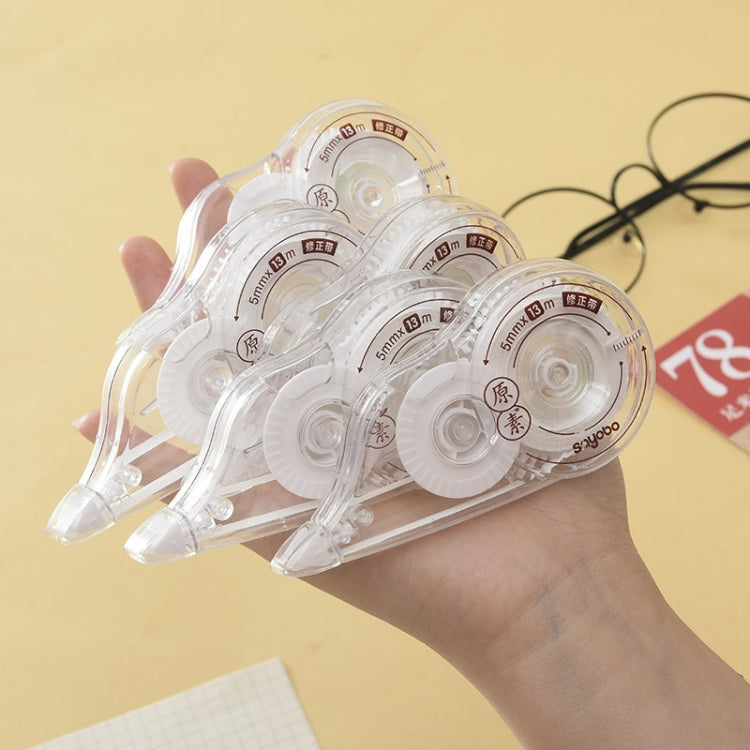 6 in 1 Correction Tape 78 Meters Large Capacity Student Office Stationery Transparent Correction Tape