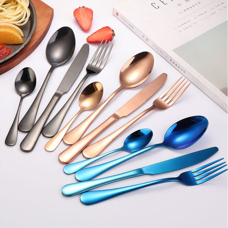 24 in 1 Stainless Steel Tableware Western Steak Cutlery Gift Set
