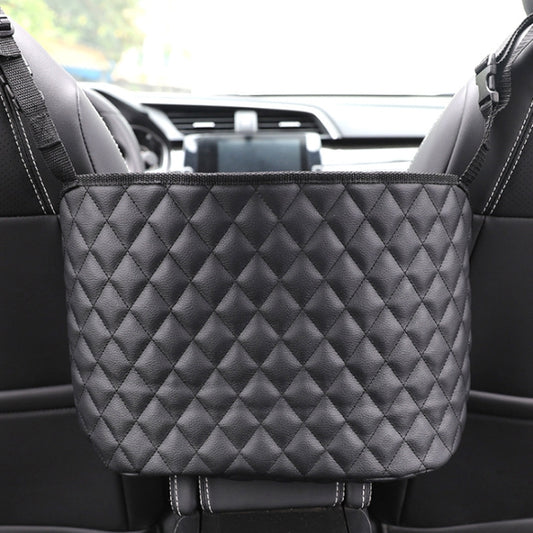 Versatile Car Storage Net Pouch for Easy Access – Universal Leather Organiser for Your Vehicle