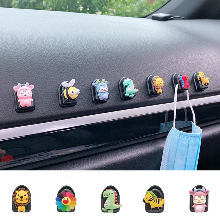 10-Pack Mini Car Hooks - Stylish Adhesive Seat Back Organisers