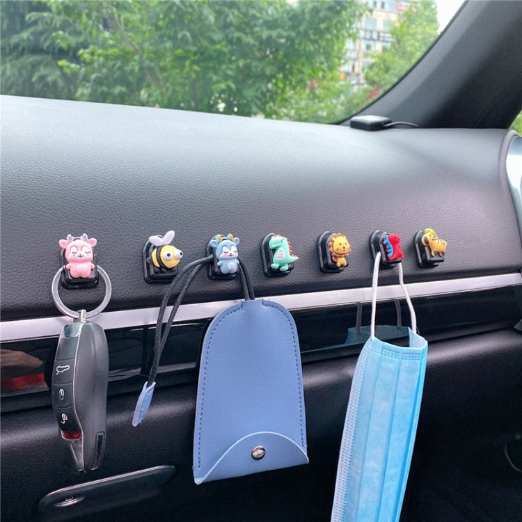10-Pack Mini Car Hooks - Stylish Adhesive Seat Back Organisers