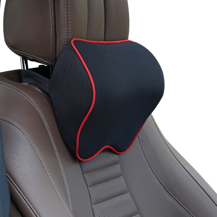 Car Headrest Pillow Neck Pillow Car Memory Foam Cervical Pillow Interior Supplies, Memory Foam Pillow(Black Red Edge), Memory Foam Pillow(Black Brown Edge), Memory Foam Pillow(Black White Edges), Memory Foam Pillow(Beige), Memory Foam Pillow(Light Brown)