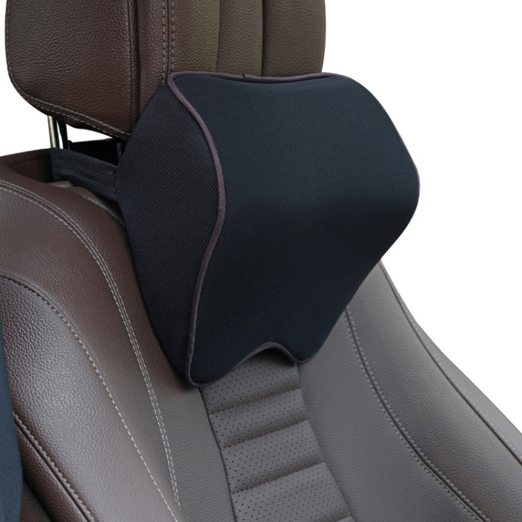 Car Headrest Pillow Neck Pillow Car Memory Foam Cervical Pillow Interior Supplies, Memory Foam Pillow(Black Red Edge), Memory Foam Pillow(Black Brown Edge), Memory Foam Pillow(Black White Edges), Memory Foam Pillow(Beige), Memory Foam Pillow(Light Brown)