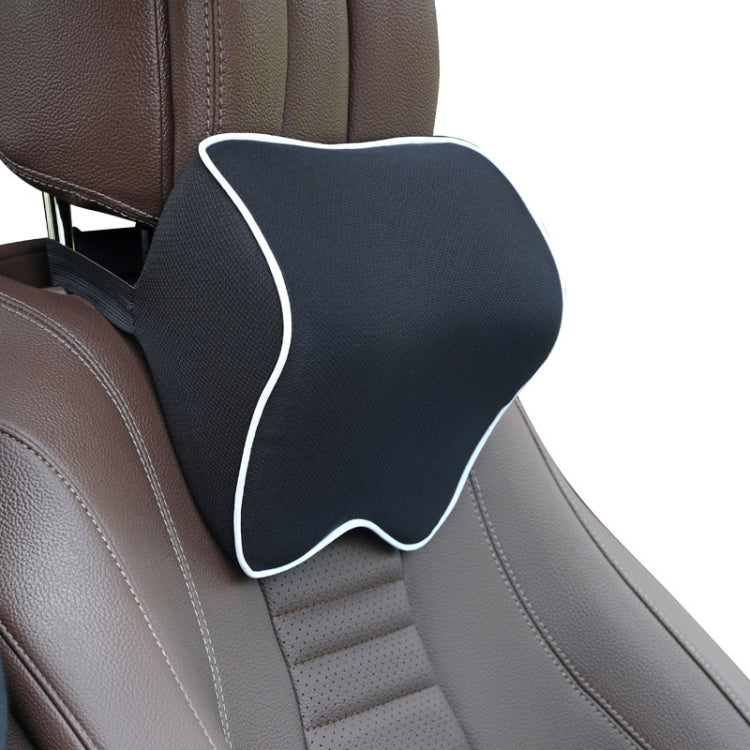 Car Headrest Pillow Neck Pillow Car Memory Foam Cervical Pillow Interior Supplies, Memory Foam Pillow(Black Red Edge), Memory Foam Pillow(Black Brown Edge), Memory Foam Pillow(Black White Edges), Memory Foam Pillow(Beige), Memory Foam Pillow(Light Brown)