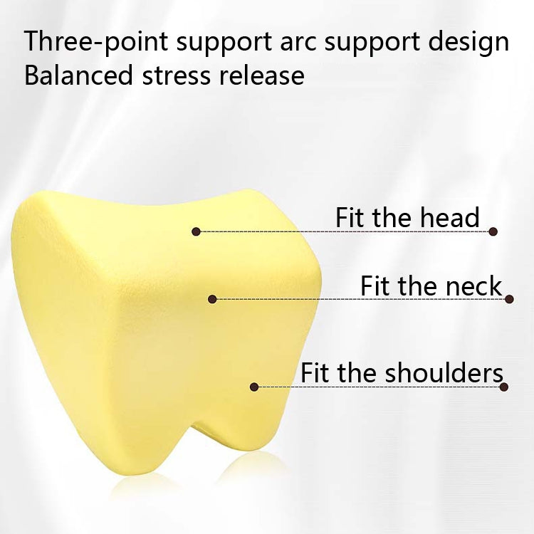 Car Headrest Pillow Neck Pillow Car Memory Foam Cervical Pillow Interior Supplies, Memory Foam Pillow(Black Red Edge), Memory Foam Pillow(Black Brown Edge), Memory Foam Pillow(Black White Edges), Memory Foam Pillow(Beige), Memory Foam Pillow(Light Brown)