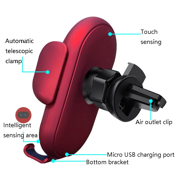Smart Wireless Car Charger with Infrared Sensor and Mobile Phone Holder