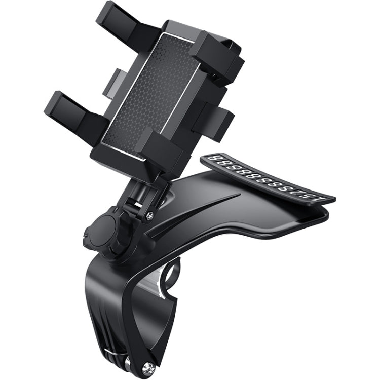 Versatile Car Mobile Phone Mount with 360-Degree Rotation and Hidden Stop Sign