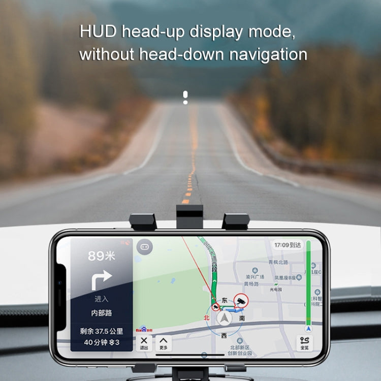 Versatile Car Mobile Phone Mount with 360-Degree Rotation and Hidden Stop Sign