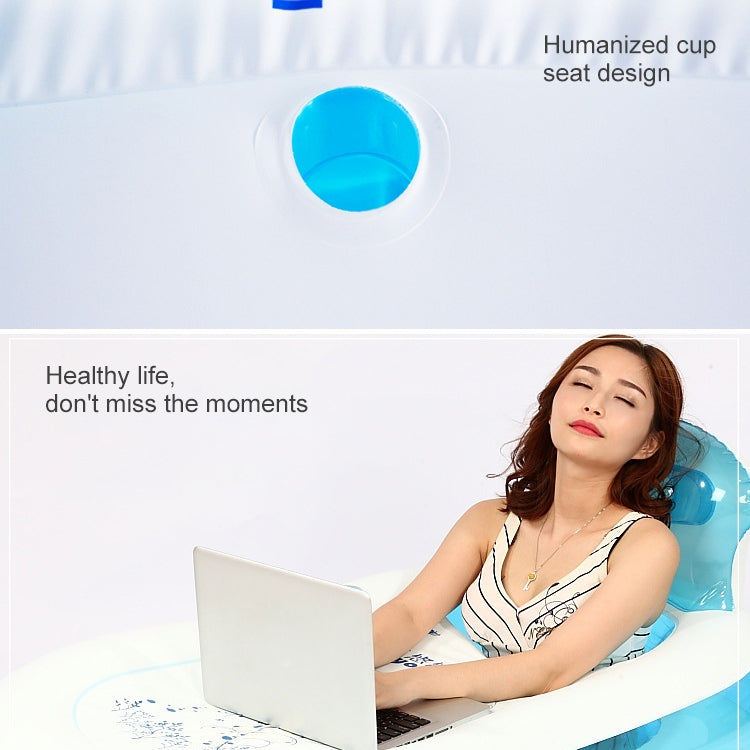 Adult Inflatable Folding Bath Warm Bath, Color Random Delivery
