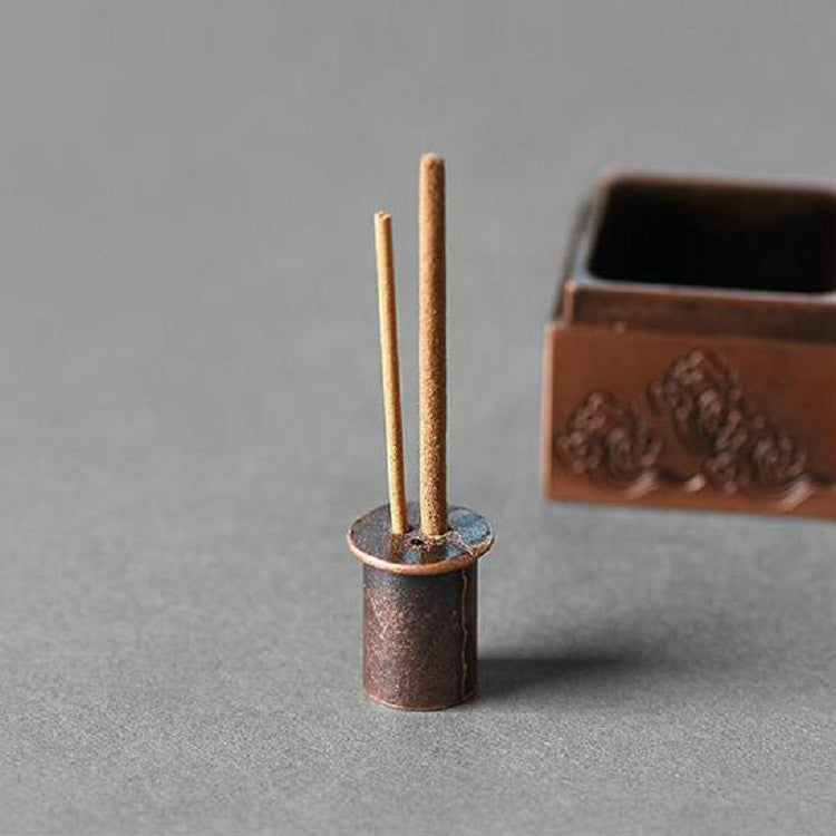 Antique Bronze Incense Burner Tea Room Tea Ceremony Zen Incense Burner