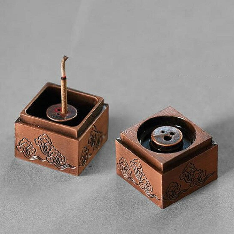 Antique Bronze Incense Burner Tea Room Tea Ceremony Zen Incense Burner