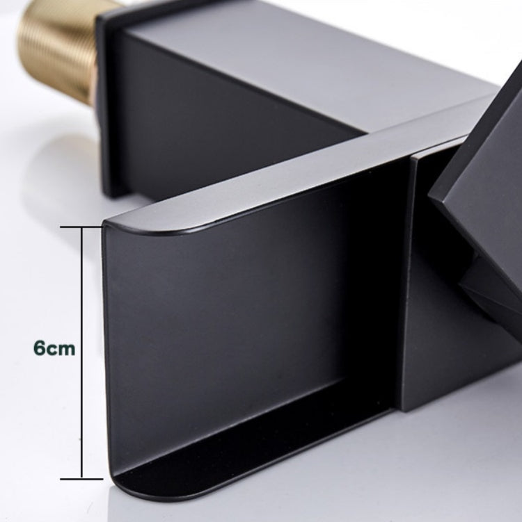 Bathroom Wide Mouth Faucet Square Sink Single Hole Basin Faucet