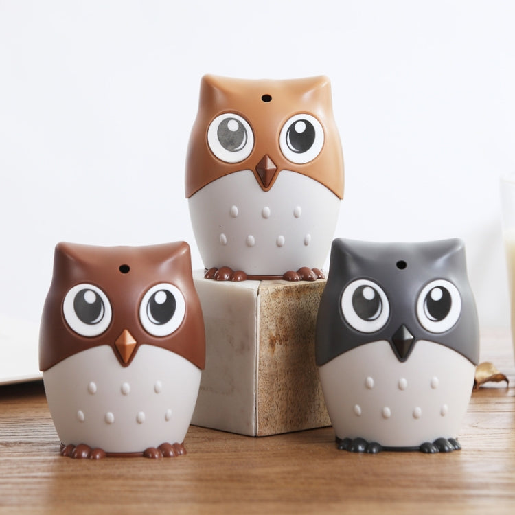 Plastic Owl Press Type Automatic Toothpick Box