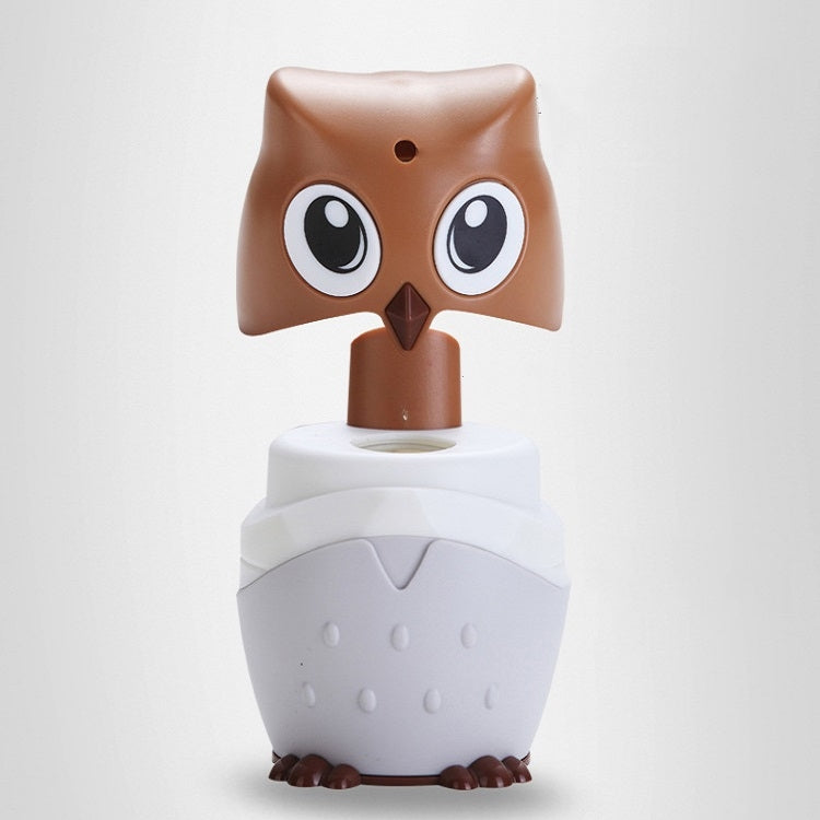 Plastic Owl Press Type Automatic Toothpick Box