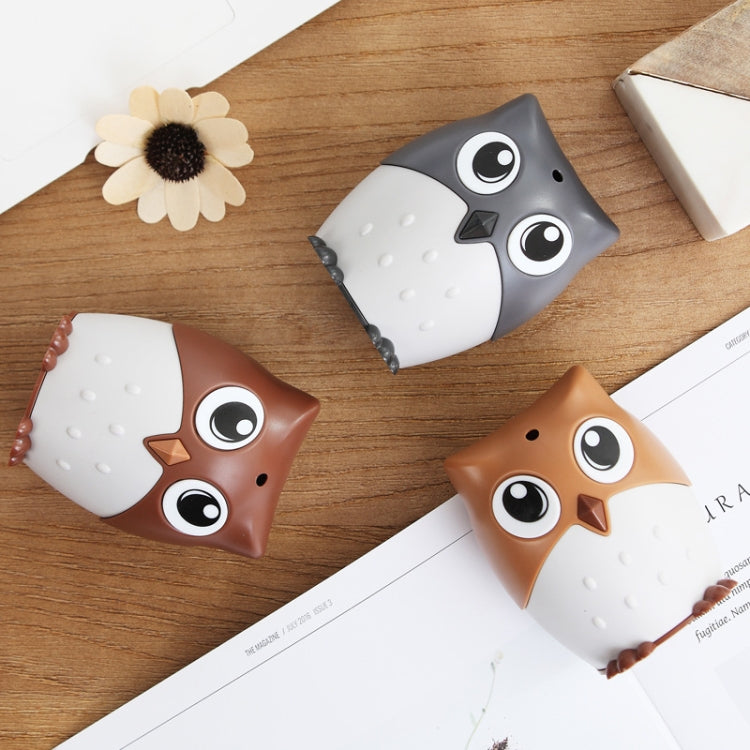 Plastic Owl Press Type Automatic Toothpick Box