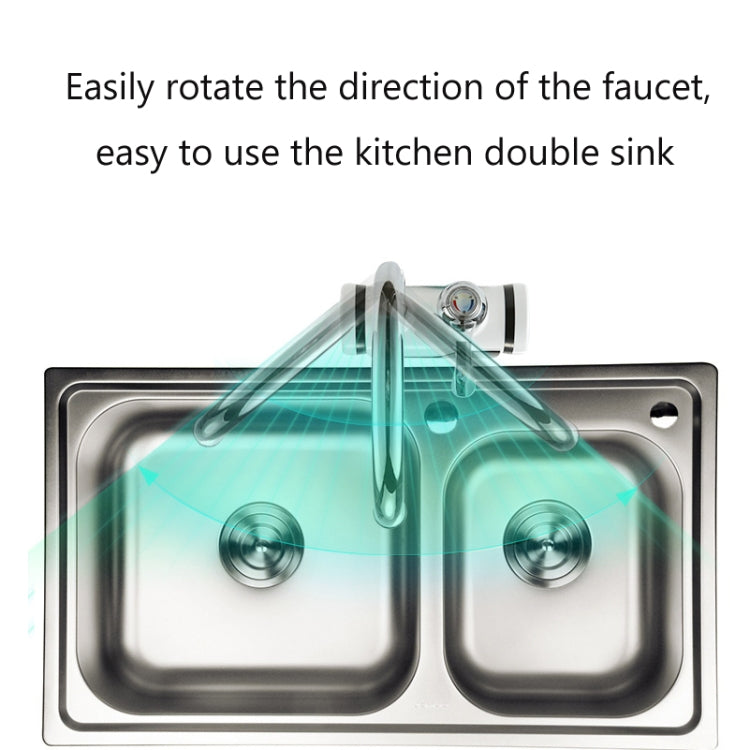 Kitchen Instant Electric Hot Water Faucet Hot & Cold Water Heater EU Plug
