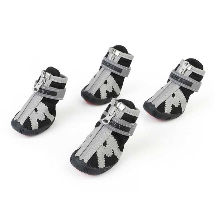 HCPET A1703 Pet Non-Slip Wear-Resistant Shoes Puppy Feet Cover, Number 5