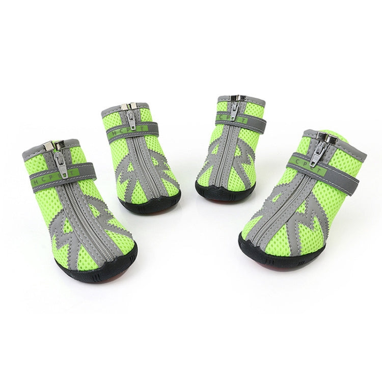 HCPET A1703 Pet Non-Slip Wear-Resistant Shoes Puppy Feet Cover, Number 5