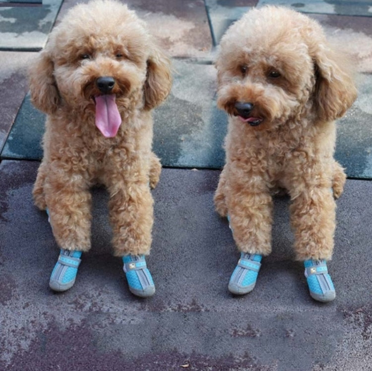 HCPET A1703 Pet Non-Slip Wear-Resistant Shoes Puppy Feet Cover, Number 5