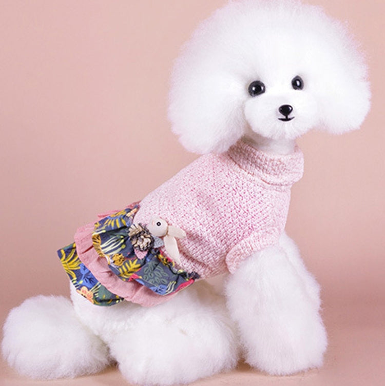 Autumn And Winter Pet Skirt Teddy Bichon Hiromi Schnauzer Yorkshire Small Dog Clothes