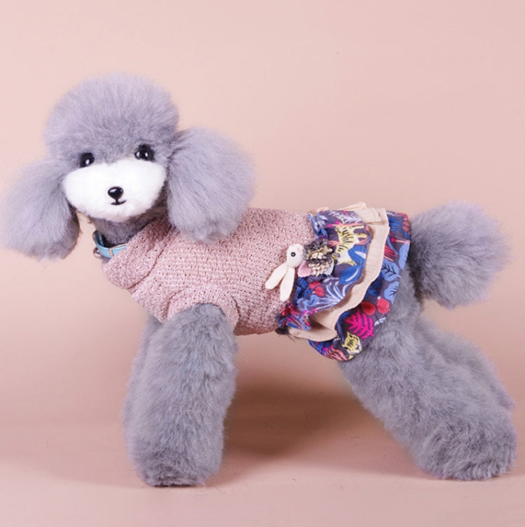 Autumn And Winter Pet Skirt Teddy Bichon Hiromi Schnauzer Yorkshire Small Dog Clothes