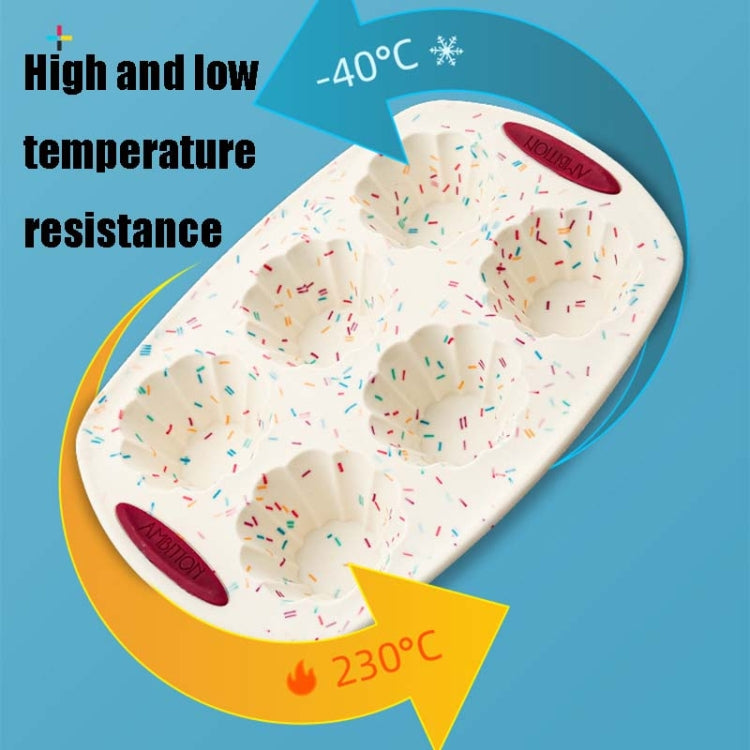 GW20035 DIY Candy Color Cartoon Silicone Cake Toast Ice Tray Mold