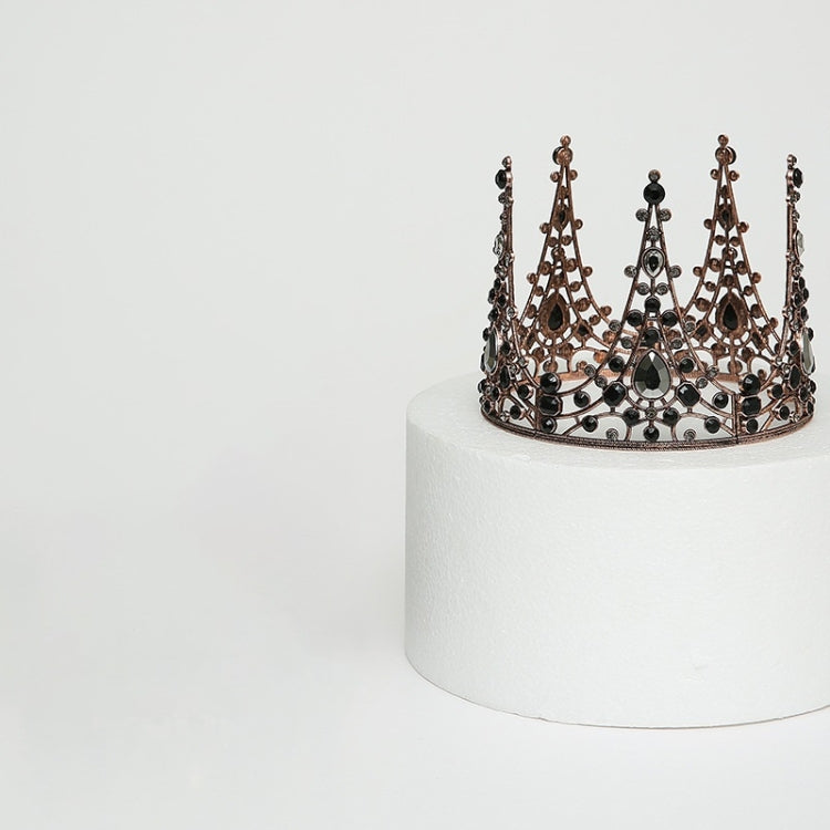 Retro Alloy Queen Crown Birthday Cake Baking Decoration