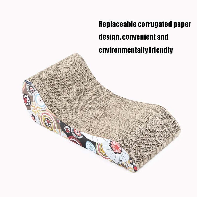 Corrugated Cat Scratching Board Shaker Claw Grinding Toy