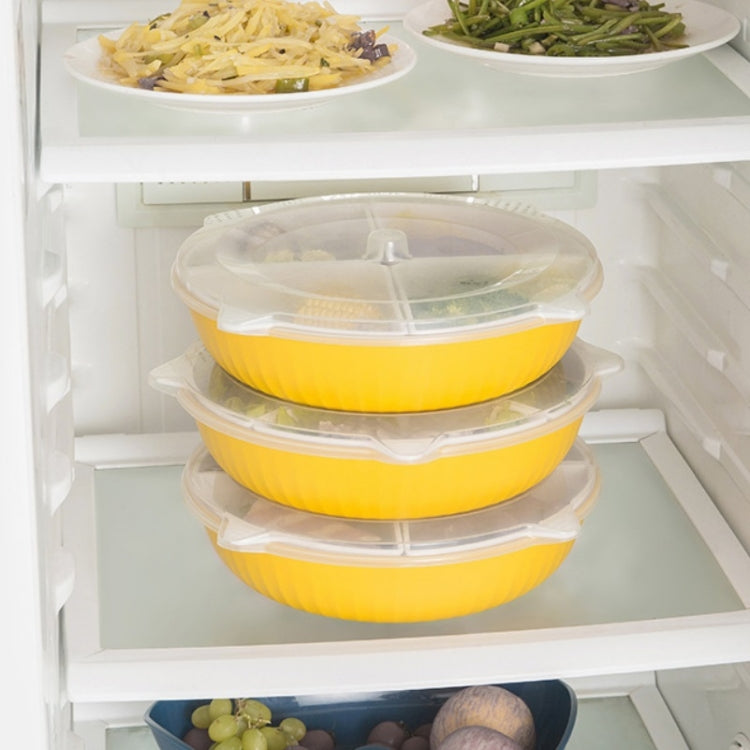 Vegetable Washing Draining Basket Split-Grid Rotating Multi-Layer Hot Pot Platter