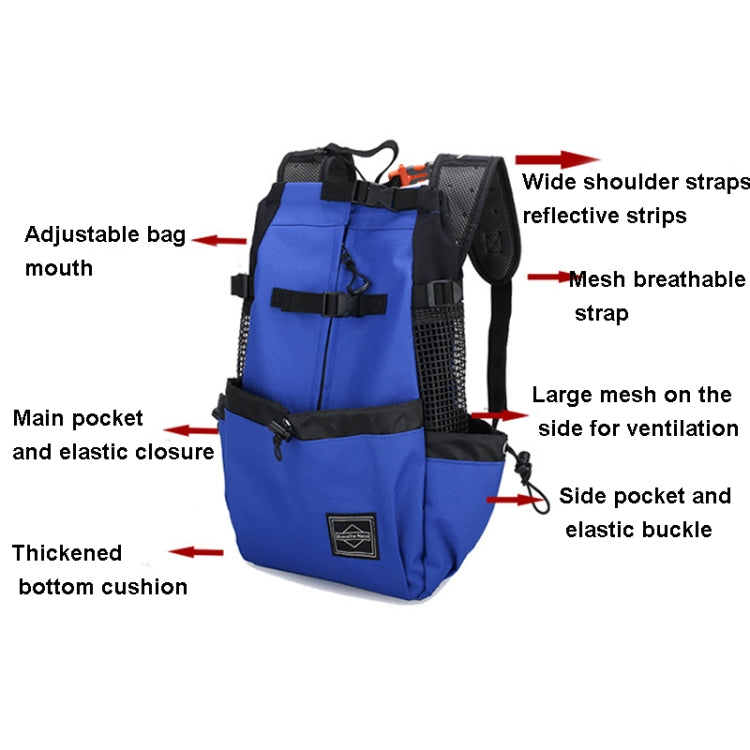 Ventilated And Breathable Washable Pet Portable Backpack, XL