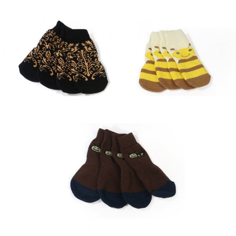 Pet Socks Cotton Anti-Scratch Breathable Foot Cover