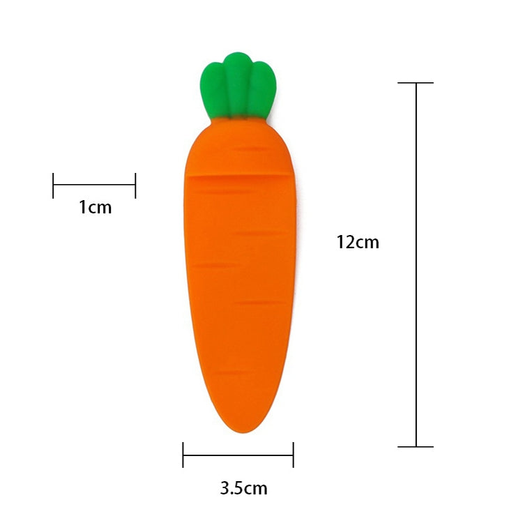 Carrot Shape Bookmark Fun Reading Book Page Folder Pager