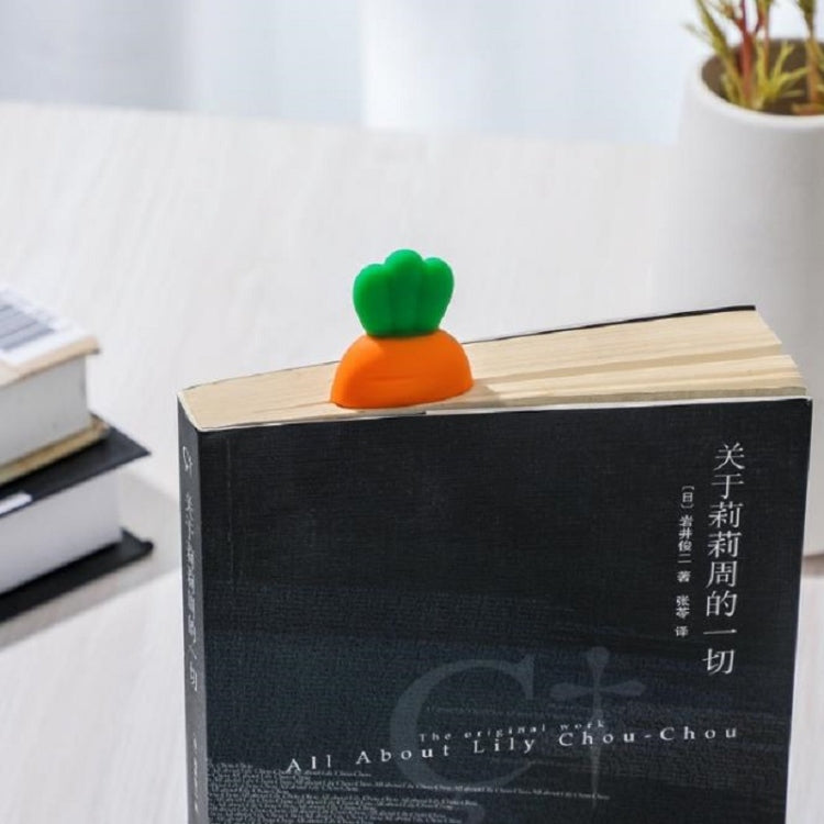 Carrot Shape Bookmark Fun Reading Book Page Folder Pager