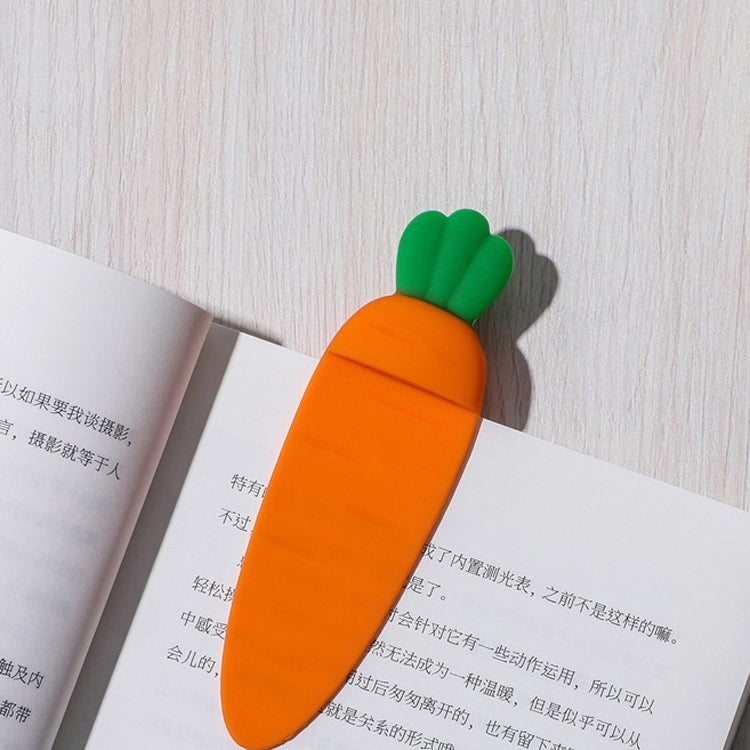 Carrot Shape Bookmark Fun Reading Book Page Folder Pager
