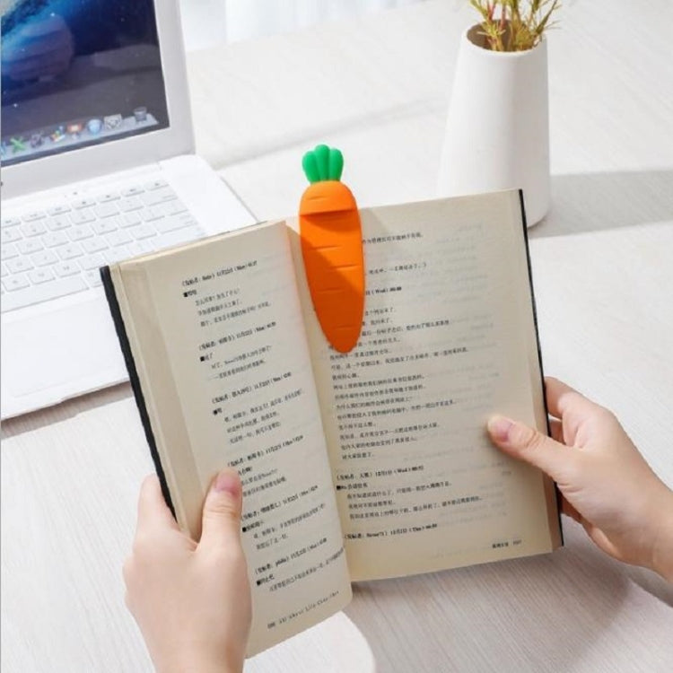 Carrot Shape Bookmark Fun Reading Book Page Folder Pager