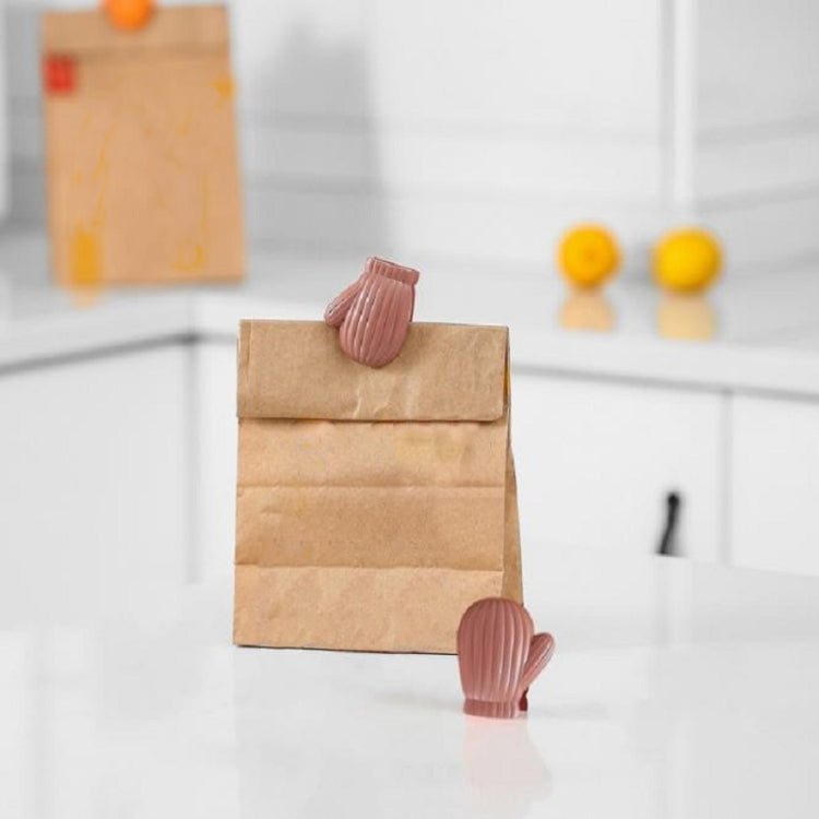 3Glove Shape Food Bag Holder Plastic Bag Sealing Clip Snack Sealing Clip