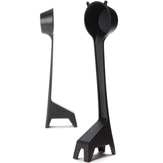 5 PCS Cartoon Giraffe Shape Coffee Spoon Coffee Bean Powder Quantitative Spoon Metering Plastic Spoon