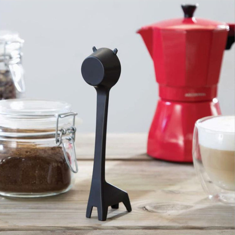5 PCS Cartoon Giraffe Shape Coffee Spoon Coffee Bean Powder Quantitative Spoon Metering Plastic Spoon