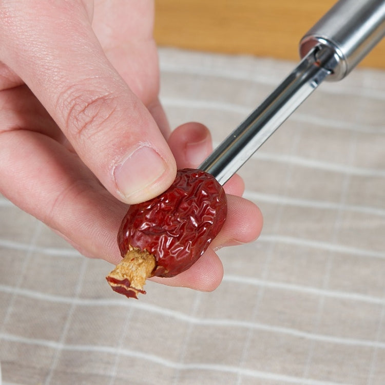 3 PCS Kitchen Stainless Steel Thickened Hawthorn And Red Dates Corer