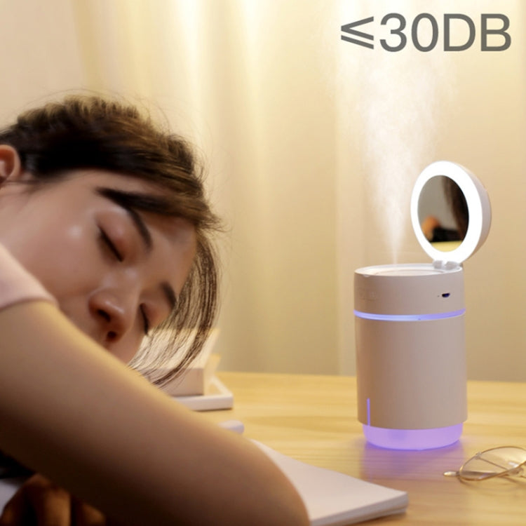 K005 Portable Hydrating LED Fill Light Makeup Mirror USB Mini Humidifier